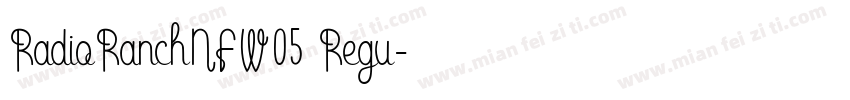 RadioRanchNFW05 Regu字体转换